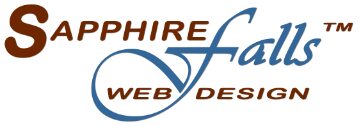 logo: Sapphire Falls Web Design TM